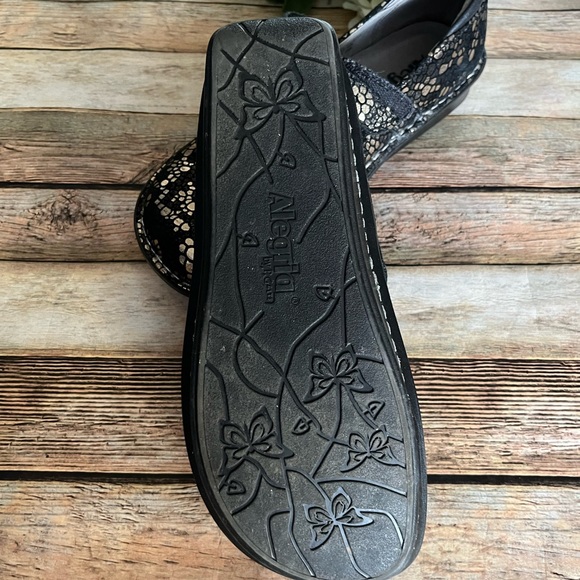 Alegria Leather Metallic Mosaic Mary Janes BEL-780 Size EU 38 US 8 - Picture 9 of 10